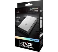 Lexar Professional Workflow GO Hub USB-C con Baia a 2 Moduli, Sistema Modulare per Lettori di Schede, Trasferimenti Ultra-Rapidi, Corpo Compatto e Portatile, Compatibile con Moduli Workflow