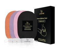 L'Exfose Kessa Hammam - Guanto esfoliante profondo per doccia, guanto esfoliante coreano, ideale per rimuovere la pelle morta, cheratosi pilaris e autoabbronzante per migliorare il tono della pelle