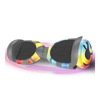 LEXGO HOVERBOARD MIRAGE GRY - Overboard Elettrico con Telaio in Acciaio, Ruote da 6,5'' e 2 motori Brushless da 200W - Hoverboard con velocità fino a 12km/h e Autonomia di 10km