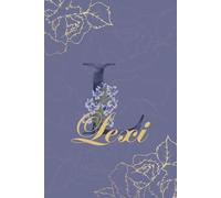 Lexi Journal: Monogram L Personalized Floral Notebook for Women Decorative Purple and Gold Monogram Journal, Cute Aesthetic Notebook, Personalized Diary and Birthday Gift for Women Named Lexi