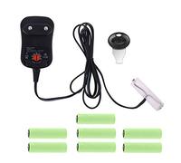 LEXIANG Eliminatore Batteria AA Alimentatore UE Tensione Regolabile 3V 4.5V 6V 9V 12V Adattatore può sostituire Le batterie da 2AA a 8AA per Giocattoli Fan Luci Natalizie Walkie Talkie e Altro