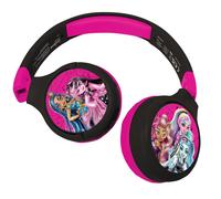 Lexibook - 2 In 1 Bluetooth Foldable Monster High Headphones (Hpbt0... Toy NUOVO
