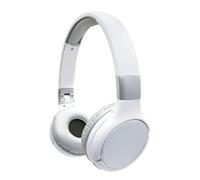 Lexibook - Acoustix Cuffie Bluetooth 2-in-1 - Stereo Senza Fili cablato, cassaforte, Pieghevole, Regolabile, Bianco/Argento, HPBT010SLXB
