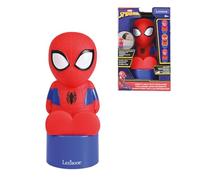 Lexibook, Altoparlante Bluetooth con Luce Notturna Spiderman, Blu, NS02SPLXB