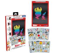 Lexibook, Astérix, Ardesia Magica, Giocattolo Artistico e Creativo per Bambine e Bambini, Disegni Multicolori, Schermo da 28 cm, Include 1 Pennino e 6 Stencil, Arancione, CRT10AX