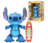 Lexibook, Disney Stitch, Robot Interattivo Telecomandato Bilingue francese Inglese, Controllo Gestuale e Telecomando, Reagisce al Tocco, Programmabile, A Due Velocità, Blu, STITCHi1