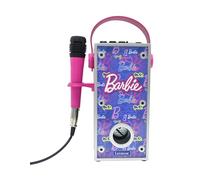 Lexibook, Barbie, Altoparlante Bluetooth® Senza Fili con Microfono, Effetti Luminosi Multicolori, Slot per Scheda SD/TF, Batteria Ricaricabile, Rosa, BTP185BBZLXB