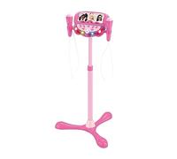 Lexibook Barbie, Altoparlante Supporto per Bambini, Gioco Musicale, Altezza Regolabile, Effetti Luminosi, 2 microfoni Inclusi, MP3, Presa Aux-in, Rosa, Colore, S160BB