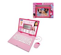 Lexibook Barbie, Computer educativo bilingue Francese/Inglese, Giocattolo per Bambini con 124 attività per imparare, divertirsi e suonare pianoforte, rosa, JC598BBi1LXB