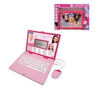 Lexibook Barbie, Laptop educativo e bilingue in Inglese/Italiano, Giocattolo per Bambini con 124 attività per Imparare, Giochi e Musica, Rosa, JC598BBi5LXB