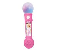 Lexibook Lexibook-MIC80BB, Mattel Barbie-Microfono Bambini, Gioco Musicale, Altoparlante Incorporato, Effetti Luminosi, Melodie dimostrative Incluse, Colore Rosa, Taglia Unica, MIC80BB