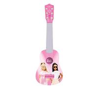 Lexibook Lexibook-S7192127 Barbie, La mia Prima Chitarra, 6 Corde in Nylon per i Bambini, 53 cm, guía incluida, Rosa, Colore, S, K200BB