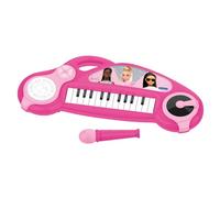 Lexibook Barbie Pianoforte elettronico per Bambini con Effetti Luminosi, Microfono, Batteria, Altoparlante Incorporato, brani dimostrativi, Lettore DJ, Rosa, K704BBLXB