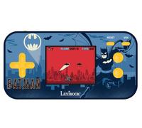 Lexibook, Batman, Cyber Arcade compatto, console portatile, 150 giochi, schermo LCD a colori, funzionamento a batteria, nero/blu, JL2367BAT