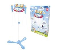 Lexibook, Bluey, Altoparlante Luminoso da Terra per Bambini, Gioco Musicale, Altezza Regolabile, Effetti Luminosi, 2 microfoni Inclusi, Ingresso MP3, Bluetooth, Blu, S160BYLXB