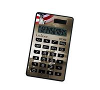 Lexibook C136Z - Calcolatrice con Schermo a 10 Cifre, Funzioni Tradizionali e avanzate, Scuola elementare, Design di Città: New York, Parigi, Londra