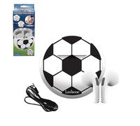 Lexibook, Calcio, Auricolari stereo senza fili, Suono di alta qualità, Microfono integrato, Controllo touch, Custodia di ricarica, Livello sonoro limitato a 85 dB, Nero/bianco, HPBT05FO