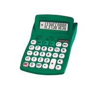 Lexibook - Calcolatrice da Tavolo FRUITIES® con Display inclinabile, 10 cifre, Funzioni di Base e avanzate, Tasti Grandi, Alimentazione Solare e a Batteria, Verde, C210BLXB