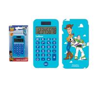 Lexibook, Calcolatrice Pocket Toy Story, Woody & Buzz, Display 8 cifre, Alimentazione solare + a batteria, Copertura protettiva, Blu/Nero, C45TSLXB