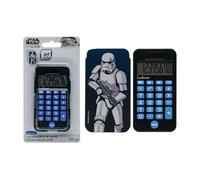 Lexibook Calcolatrice Tascabile Star Wars Stormtrooper, Display 8 cifre, Alimentazione duale, Copertura Protettiva, Funzioni avanzate, Blu/Nero, C45SW
