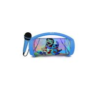 LEXIBOOK - Cassa Bluetooth wireless luminosa con microfono - Batteria ricaricabile - Disney Stitch