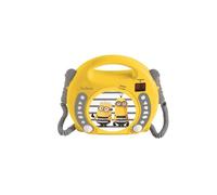 LEXIBOOK - Cattivissimo - Lettore CD Karaoke per bambini con 2 microfoni - Nouvo