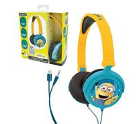 Lexibook, Cattivissimo me Minions, Cuffie stereo, volume sicuro per bambini, pieghevoli e regolabili, giallo/nero, HP010DES