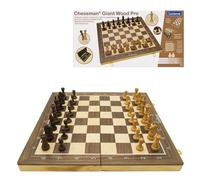 Lexibook, Chessman Giant Wood PRO - Scacchiera Pieghevole in Legno con Pezzi magnetici, CGM1000