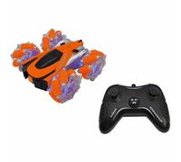 Lexibook, Crosslander®, Auto radiocomandata fosforescente, telecomando, ricaricabile, gioco d'azione elettronico, arancione/nero, RC21