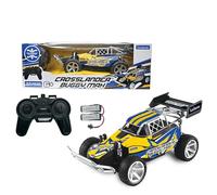 Lexibook, Crosslander® Buggy Max, Buggy Fuoristrada radiocomandato, Fino a 15 km/h, Telecomando e 2 batterie Ricaricabili Incluse, Blu/Giallo, RC22LXB