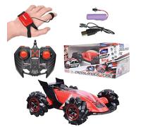 Lexibook, Crosslander Fire, Auto telecomandata, Fino a 12 km/h, 4 Ruote motrici, Telecomando e Braccialetto di Controllo gestuale Inclusi, Ricaricabile, RC60LXB