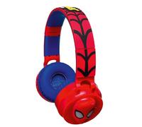 Lexibook, Cuffia Bluetooth Spiderman con effetti luminosi e limitazione del volume a 85dB, Rosso, HPBT015SP