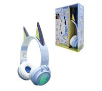 Lexibook, Cuffie luminose pieghevoli Bluetooth e cablate con design 3D dell’universo Bluey, Blu, HPBT015BY