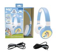 Lexibook, Cuffie pieghevoli Bluetooth® e cablate 2 in 1 con comodo limitatore di