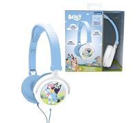 Lexibook, cuffie stereo cablate pieghevoli con limitazione del volume di ascolto Bluey, blu, HP010BY