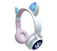 Auricolare 2 in 1 con orecchie di gatto per ascoltare la tua musica wireless in Bluetooth 5.0