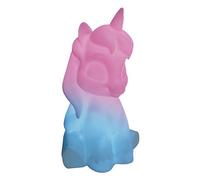 Lexibook, Decotech®, Luce notturna unicorno per la stanza dei bambini, cambio colore, luce uniforme, a prova di schock, Batteria o cavo micro USB, Bianco/multicolore, NLJ008
