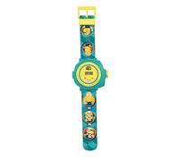 Lexibook, Despicable Me, Minions, Orologio da proiezione Regolabile con Schermo Digitale, 20 Immagini dei Minions, per Bambini, Blu/Giallo, DMW050DESLXB