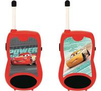Lexibook, Disney Cars, Talkie-Walkies, Gioco di Comunicazione per Bambini, 2 canali di Comunicazione, Clip Cintura, Rosso, TW12DC