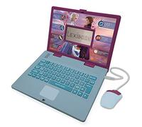 Lexibook, Disney Frozen 2, portatile educativo e bilingue PORTOGHESE/INGLESE, giocattolo con 124 attività per imparare, giocare e musica con Elsa & Anna, blu/viola, JC598FZi4