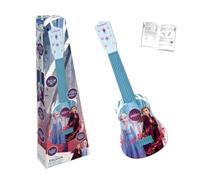 Lexibook Disney Frozen Elsa La mia Prima Chitarra, 6 Corde in Nylon per i Bambini, 53 cm, guía incluida, Blu/Viola, K200FZLXB