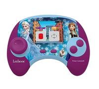 Lexibook - Disney Frozen - Power Console, Console di gioco educativa bilingue Francese/Inglese con 100 attività, JCG100FZi1