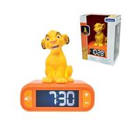 Lexibook, Disney Il Re Leone, Sveglia Notturna Simba, Suoni e Melodie, Schermo LCD retroilluminato, Luminoso, Snooze, Giallo/Arancione, RL800ANLXB