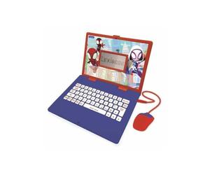 Lexibook Disney Marvel Spider-Man Computer educativo Bilingue Francese/Inglese - Giocattolo per Bambini con 124 attività per Imparare, divertirsi e Suonare Pianoforte - Blu/Rosso, JC598SPi1
