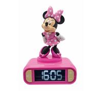 Lexibook, Disney, Minnie Nightlight alarm clock, Sounds and Melodies, LCD Backli