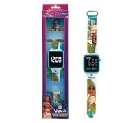 Lexibook, Disney Oceania, Orologio a schermo digitale, Visualizzazione dell'ora 12 o 24 ore, Blu/Rosso, DMW060VN