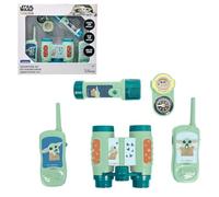 Lexibook, Disney Star Wars Set Avventura, Walkie-Talkie da 120 m, Binocolo, Bussola e Torcia, Verde Chiaro, RPTW12SW