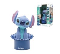 Lexibook, Disney Stitch, Altoparlante Bluetooth con luce notturna Stitch, Blu, NS02D