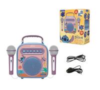 Lexibook, Disney Stitch, Altoparlante Senza Fili con 2 microfoni, Blu, BTC050DLXB