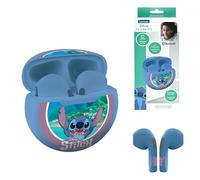 Lexibook, Disney Stitch, Auricolari Stereo Senza Fili, Suono di Alta qualità, Microfono Integrato, Controllo Touch, Custodia di Ricarica, Livello sonoro limitato a 85 Db, Blu, HPBT05DLXB